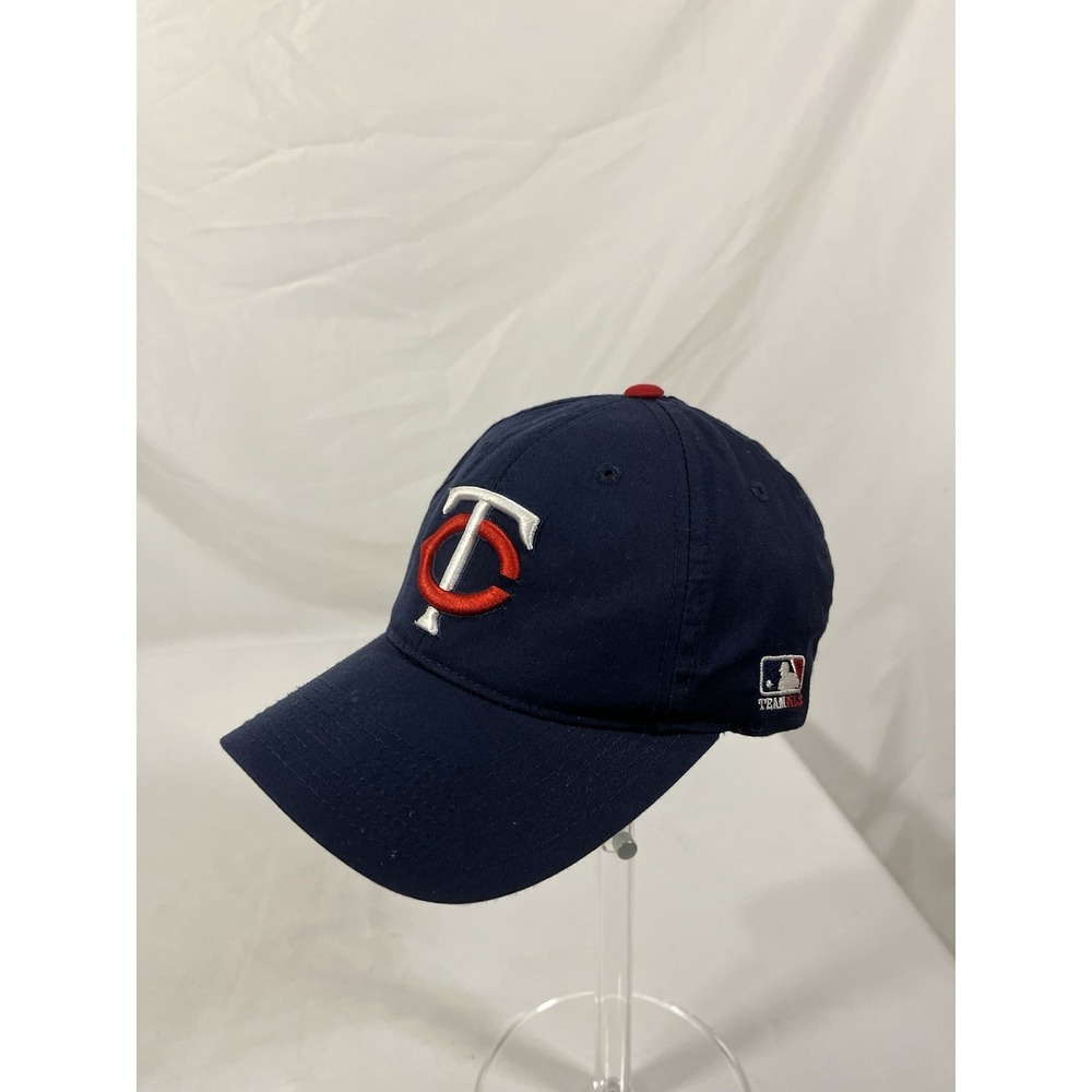 Minnesota Twins MLB Team Logo Navy Adjustable Baseball Cap Hat Team MLB S/M